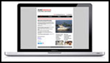 Website for Ajax Adventure's Luxury Motor Yacht Charter